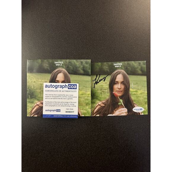 Kacey Musgraves Deeper Well SIGNED CD COA ACOA #SC98317 - Picture 1 of 3